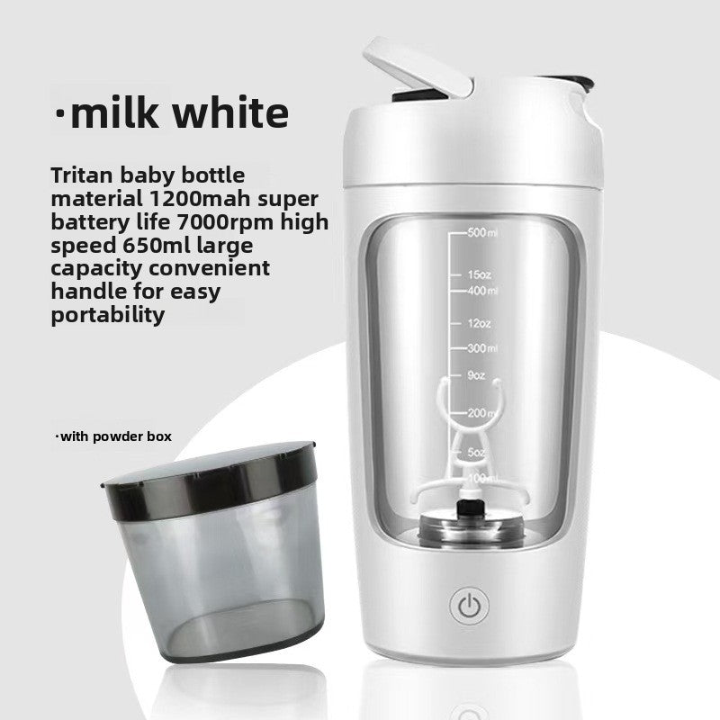 Rechargeable Electric Protein Shaker Cup with Scale