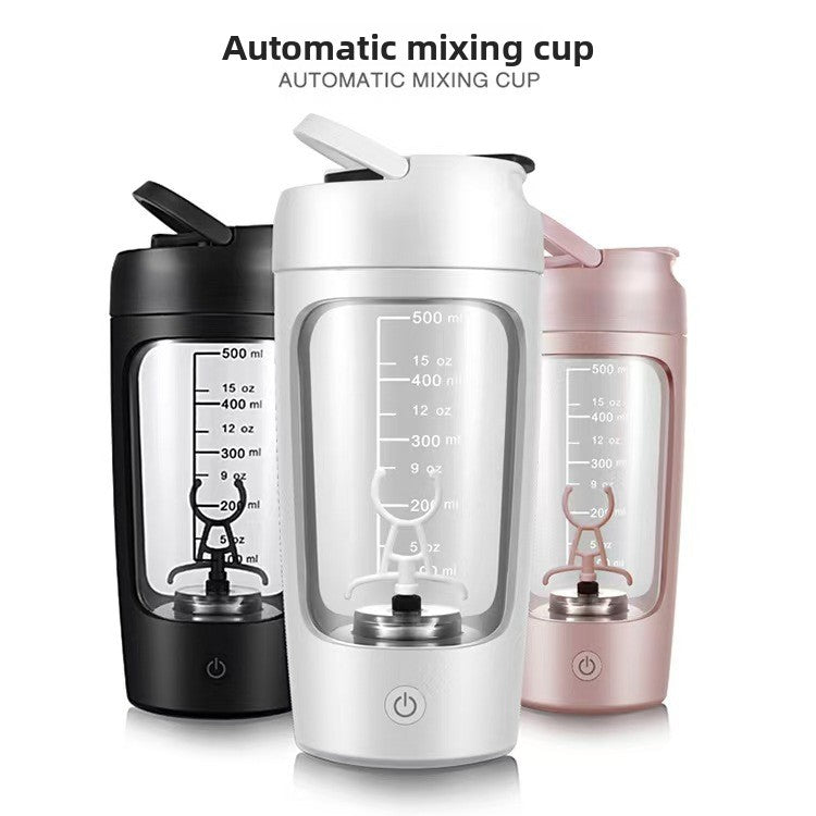 Rechargeable Electric Protein Shaker Cup with Scale